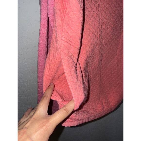 Vineyard Vines Shep Shirt Quarter Zip Pink Large EUC - Picture 8 of 11